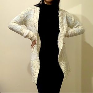 ‼️SOLD‼️Mesh Lace Creme Cardigan